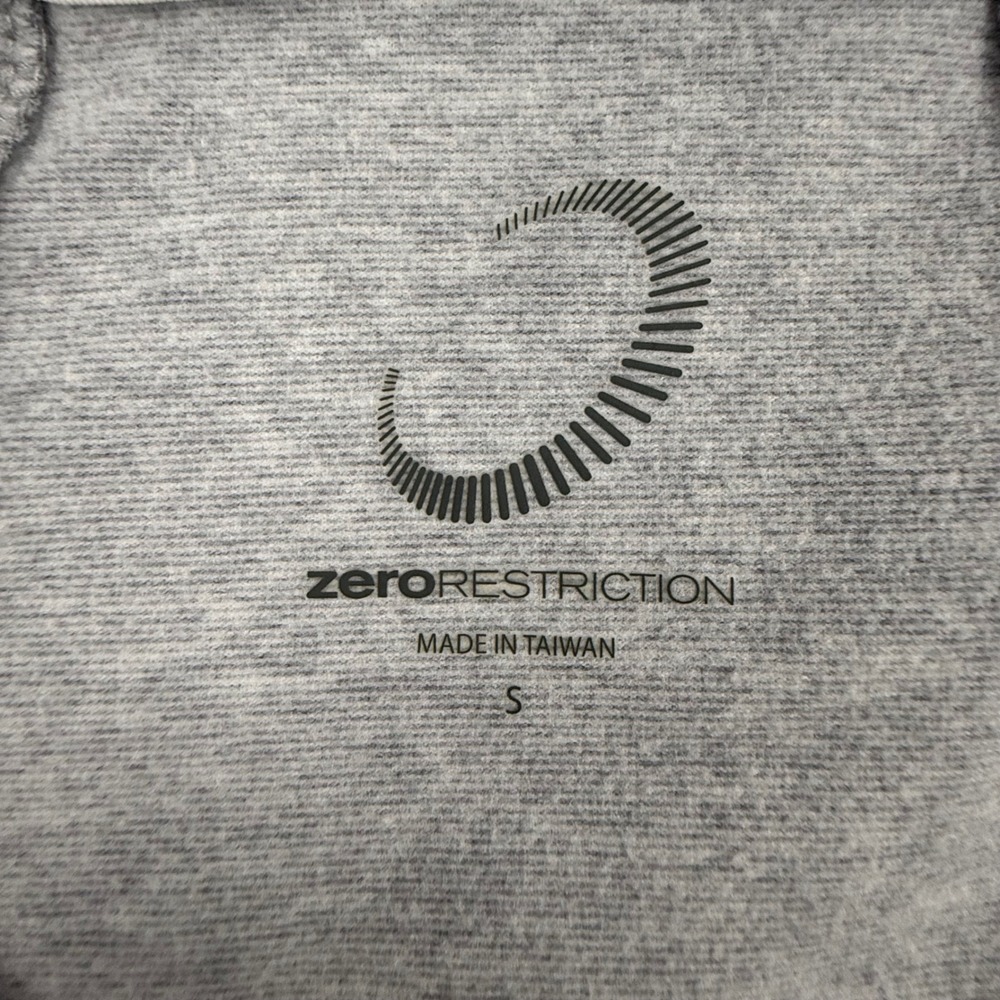 Zero Restriction Womens Gray 1/4 Zip Performance Hoodie Thumbhole Small Acorn - Picture 6 of 13